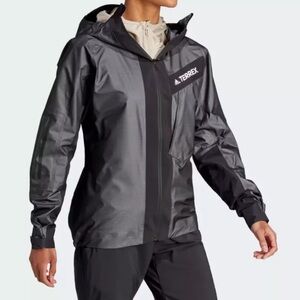 Adidas Terrex Techrock Light Gore-Tex Jacket HF8853 Black Women Size XS NWT